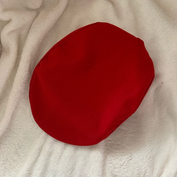 Red Pendleton Newsie Cap - Picture 3 of 4